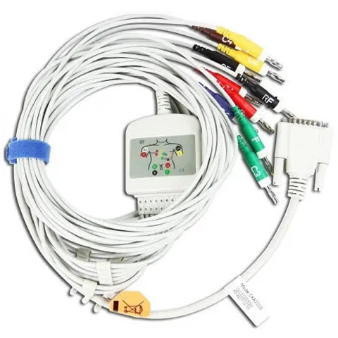 Cablu ECG/EKG cu 10 fire pentru electrocardiograf EDAN SE 600 - cablu monitorizare medicala