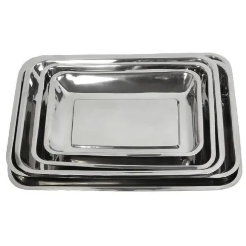 Tava inox PRIMA, 325x230x28 mm, pentru instrumentar medical si horeca