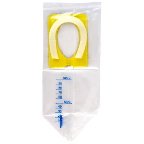 Punga urinara pediatrica PRIMA cu adeziv, 100ml, 100 bucati