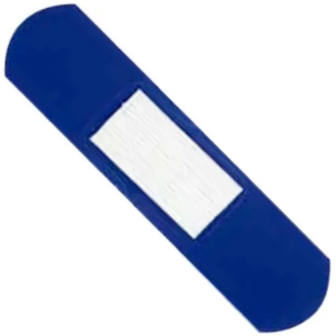 Plasturi detectabili albastri cu insertie metalica, PRIMA, 19x72mm, 100 bucati