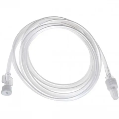 Tub extensie perfuzie 150 cm steril, 50 bucati, PRIMA, diametru 2 mm, Luer-lock, PVC - prelungitor injectomat de unica folosinta