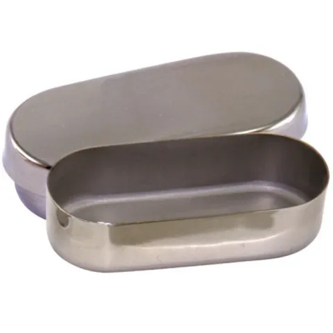 Cutie din inox pentru freze si ace, 5x2x1cm, PRIMA