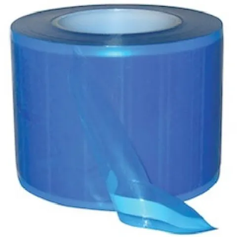 Rola film protectie medical, PRIMA, albastru transparent, 180 m, 1200 folii pretaiate 15×10 cm, unica folosinta