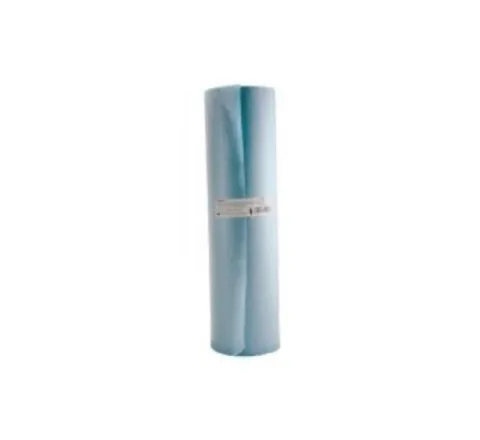 Rola cearceaf hartie polietilena si hartie, 2 straturi laminate, 58cm x 50m, albastru, pentru spa, masaj, pat, impermeabil