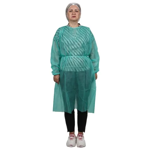Halat unica folosinta vizitator, PRIMA, verde, 10 bucati