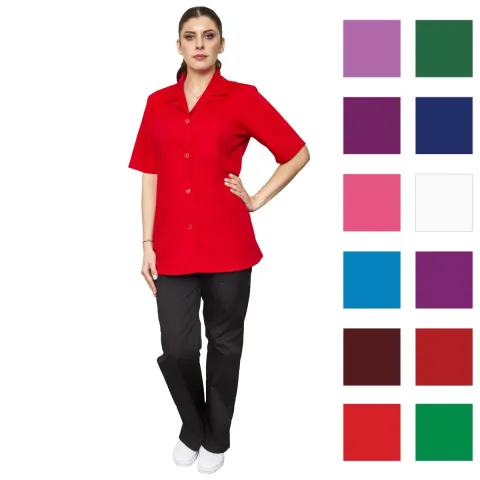 Halat dama ANA Premium rosu - Uniforma Medicala