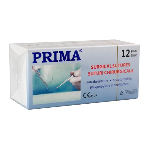 Sutura chirurgicala polipropilena PRIMA 75cm ac rotund 1/2 30mm USP 1