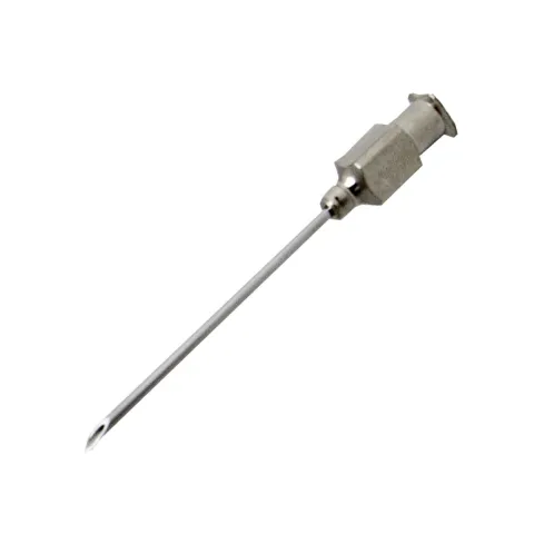 Ace metalice veterinare, Luer-Lock, otel inoxidabil, placate cu nichel crom, 19 G x 3/8", 1.0x10mm, 10 bucati
