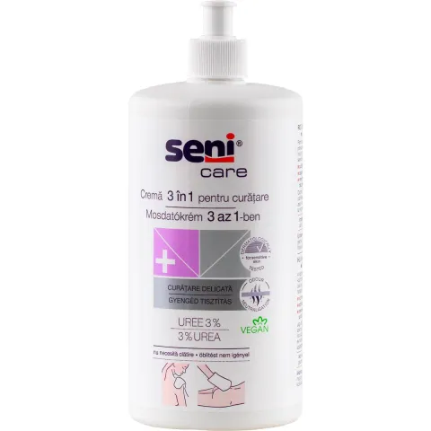 Crema 3 in 1 pentru curatarea pielii sensibile, Seni Care, 1000ml